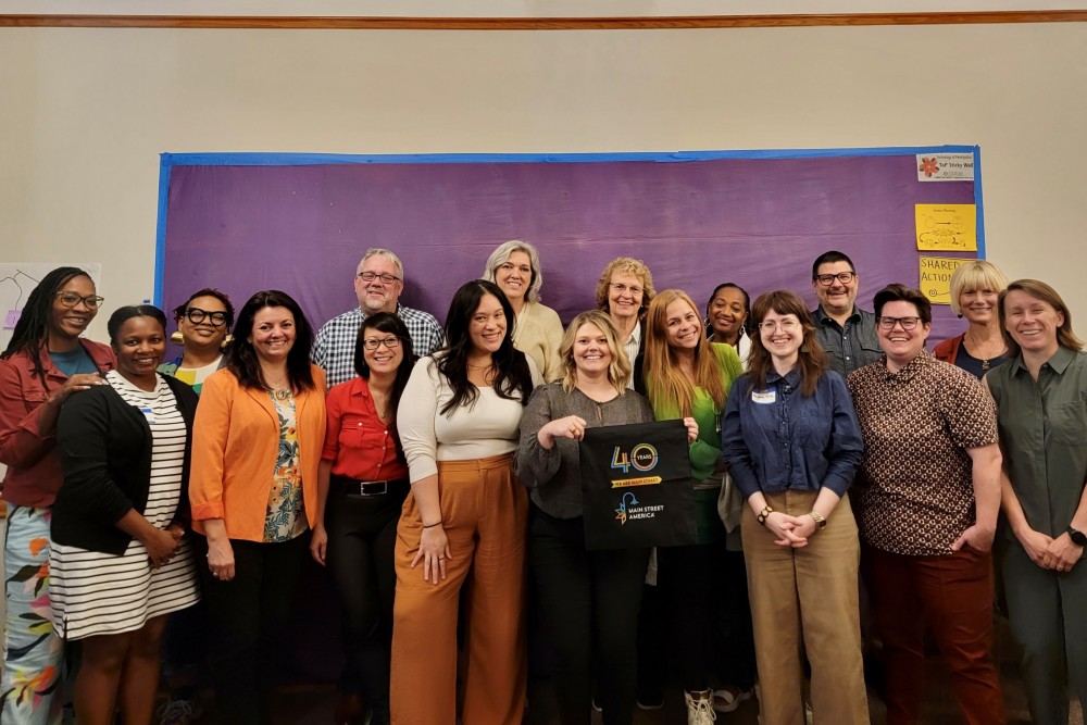 MSA staff pose for a photo at a training in Chicago in summer 2023.